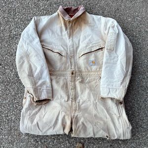Vintage Carhartt Faded Insulated Coveralls